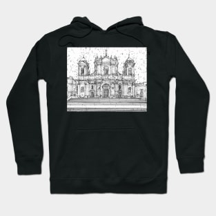 NOTO Cathedral - SICILY - ITALY - pencil portrait Hoodie